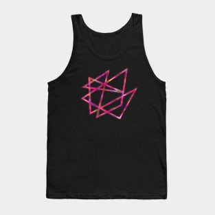 Pink, Purple, Green And Yellow Shape Tank Top